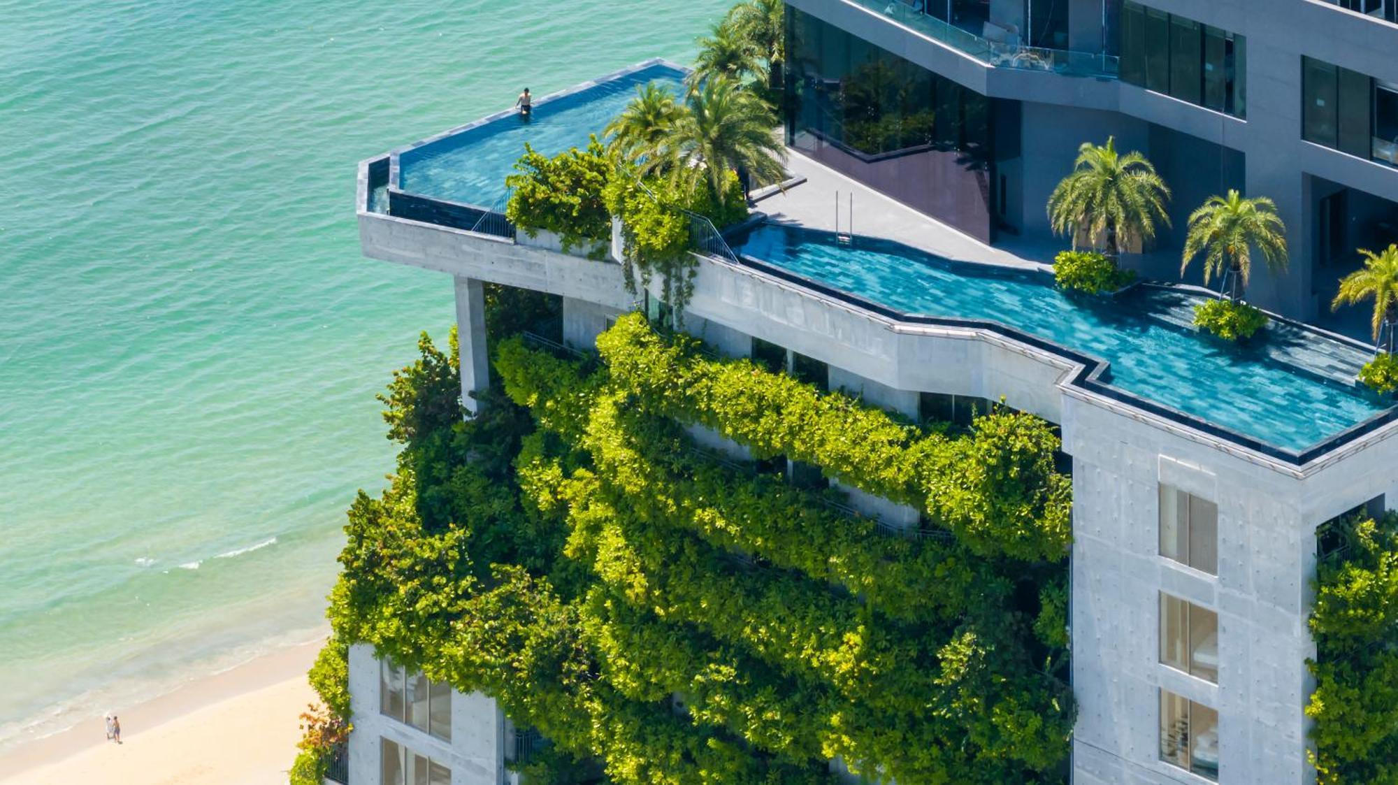M Hotel Danang Ngoại thất bức ảnh The rooftop garden